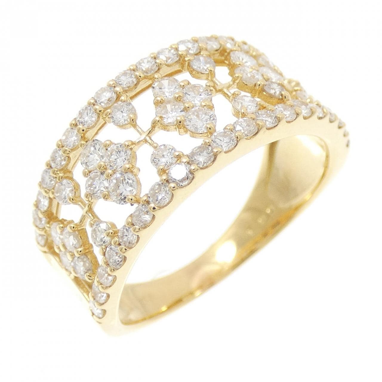 K18YG ダイヤモンド リング 1.00CT