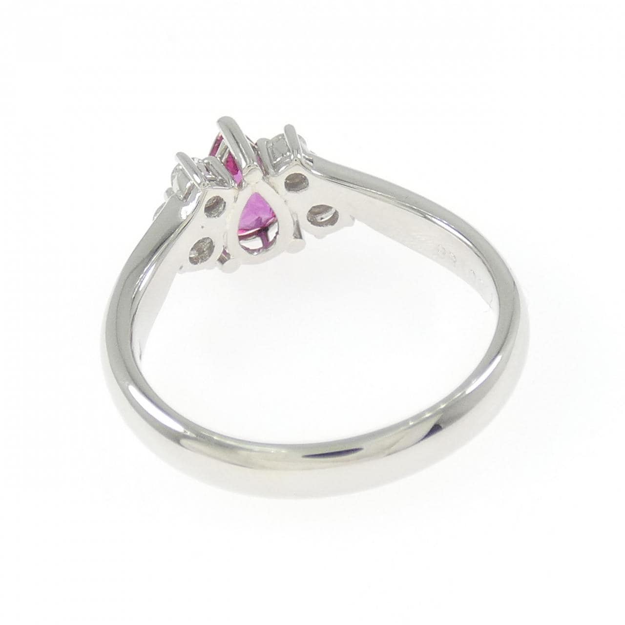 PT900 ルビー リング 0.706CT
