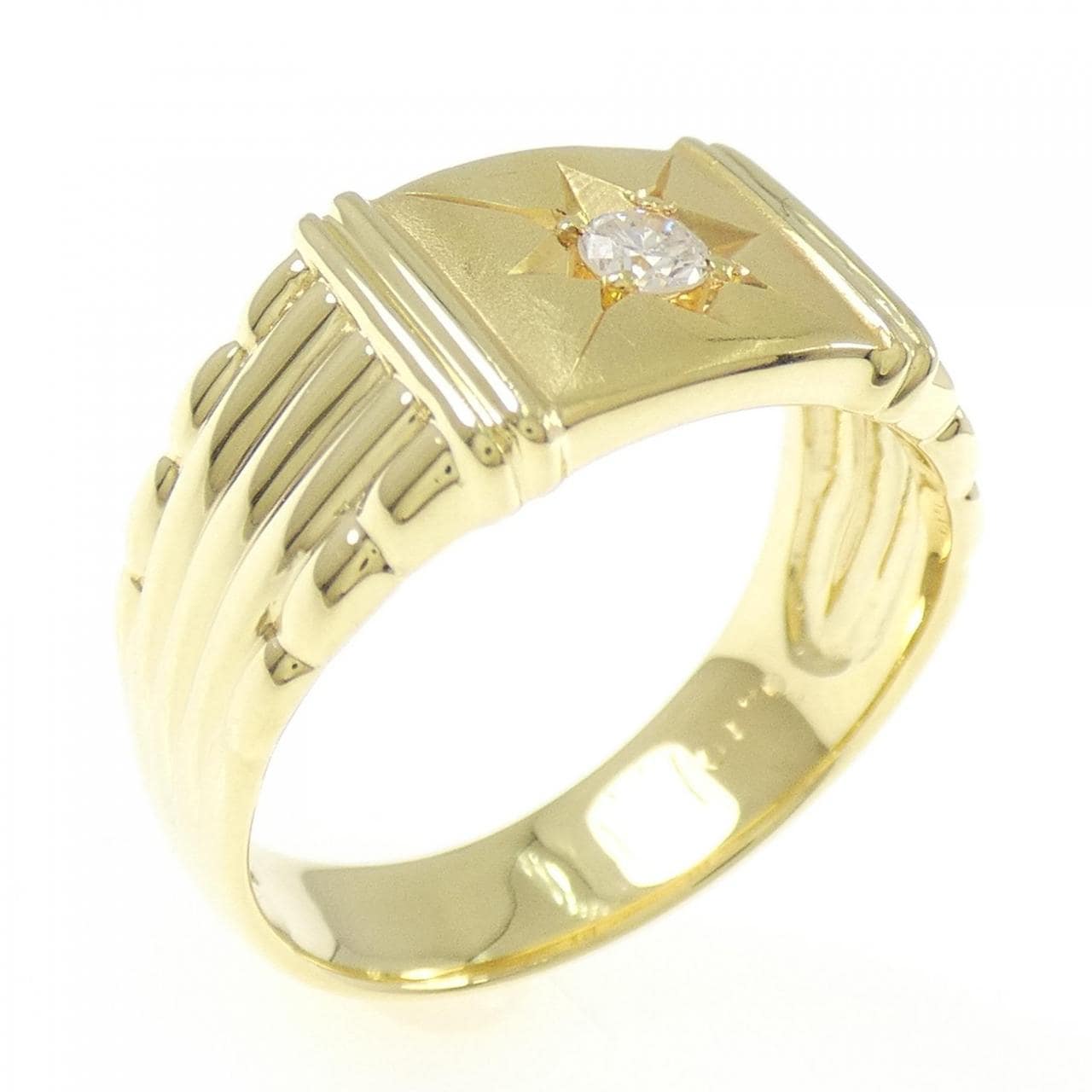 K18YG ダイヤモンド リング 0.10CT