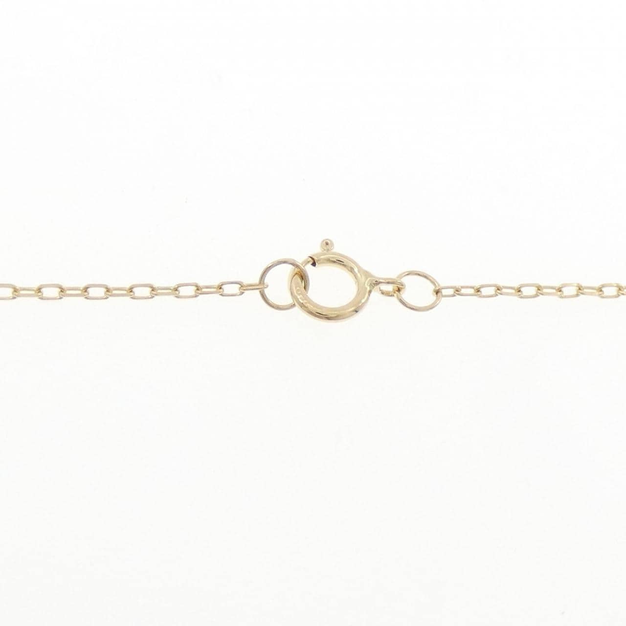 K18YG バタフライ ダイヤモンド ネックレス 0.22CT