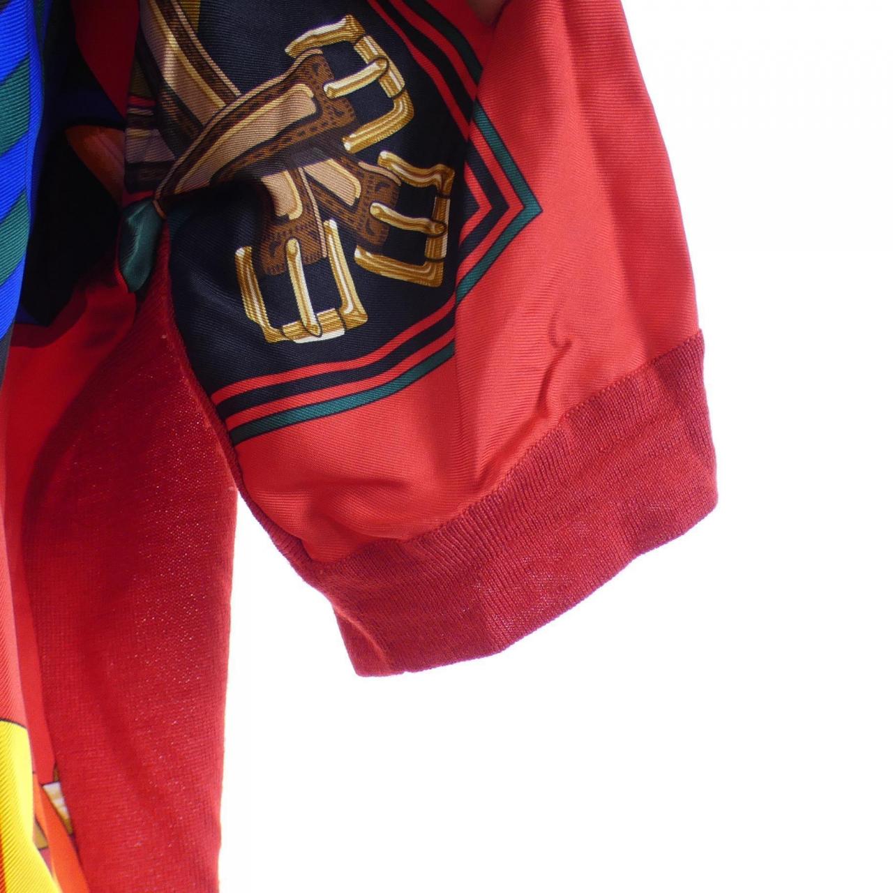 エルメス HERMES LES SANGLES 57-7752 ツイルレーヌ トップス