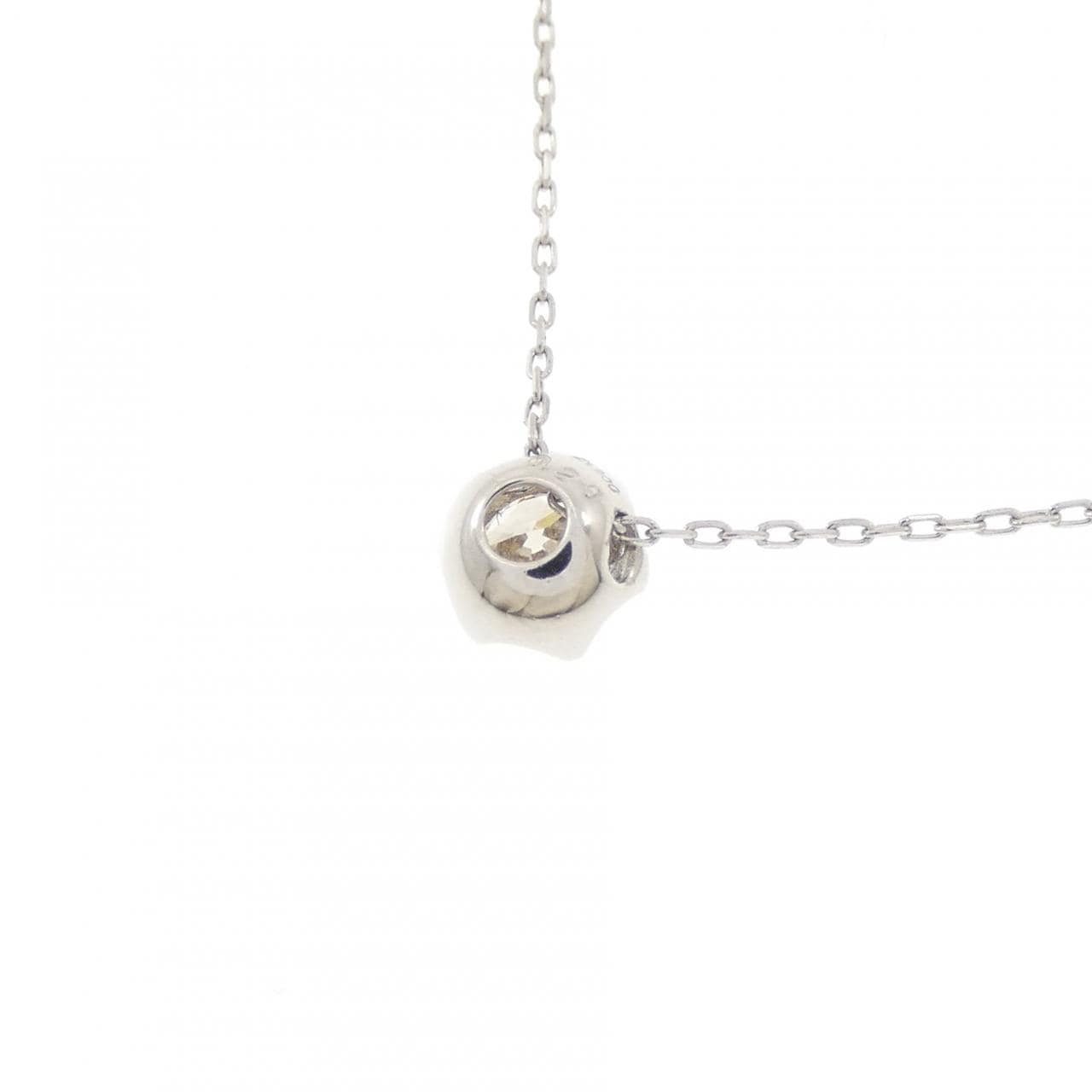 PT900/PT850 ソリティア ダイヤモンド ネックレス 0.20CT