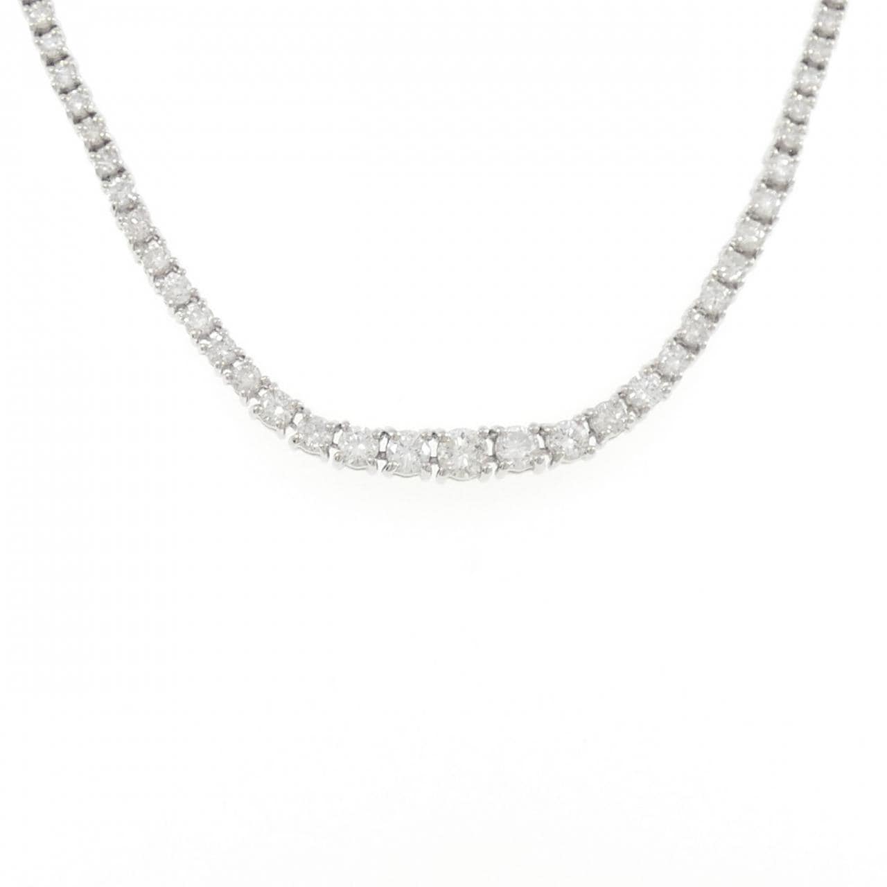 PT850 ダイヤモンド ネックレス 5.00CT