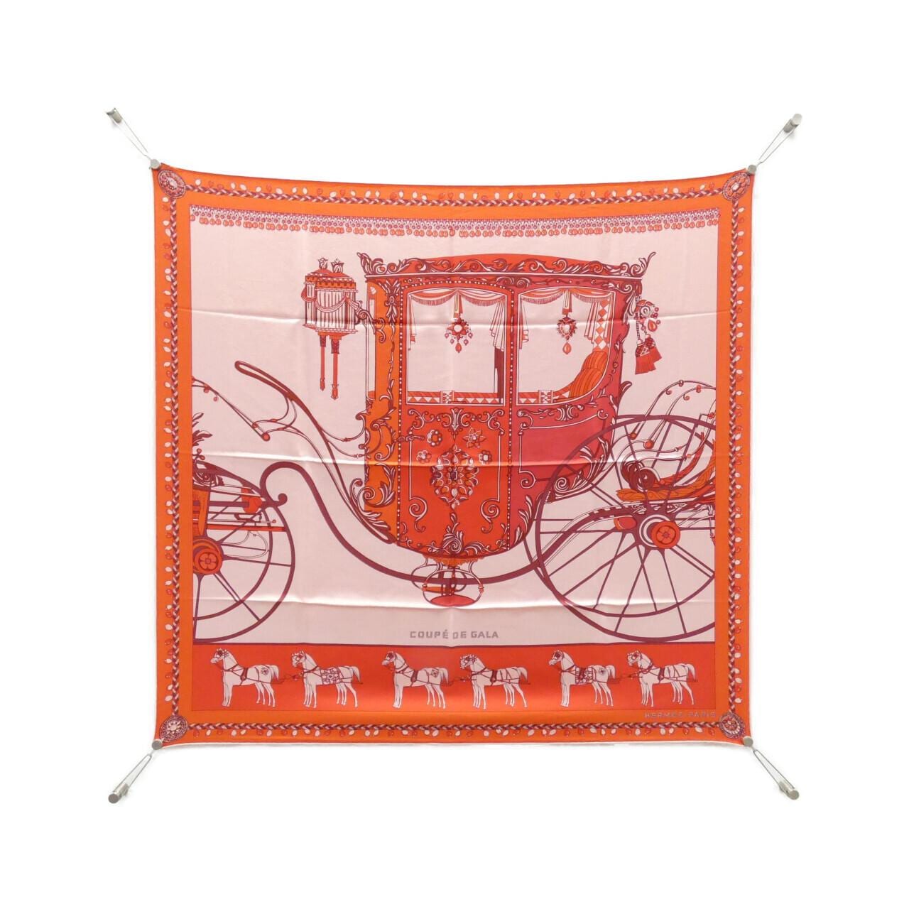 HERMES COUPE DE GALA Carre 水洗围巾