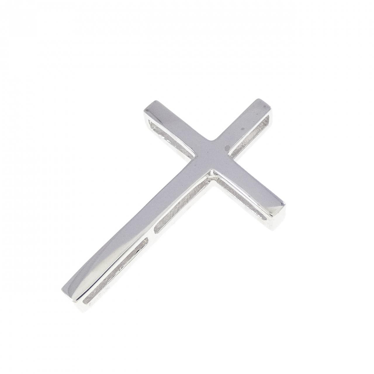 K18WG クロス ペンダント