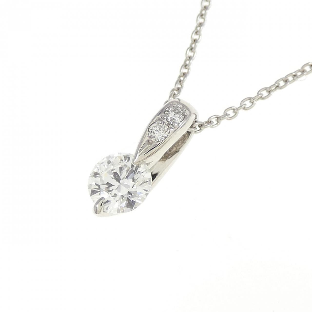 【リメイク】PT900/PT850 ダイヤモンド ネックレス 0.310CT F VS2 EXT