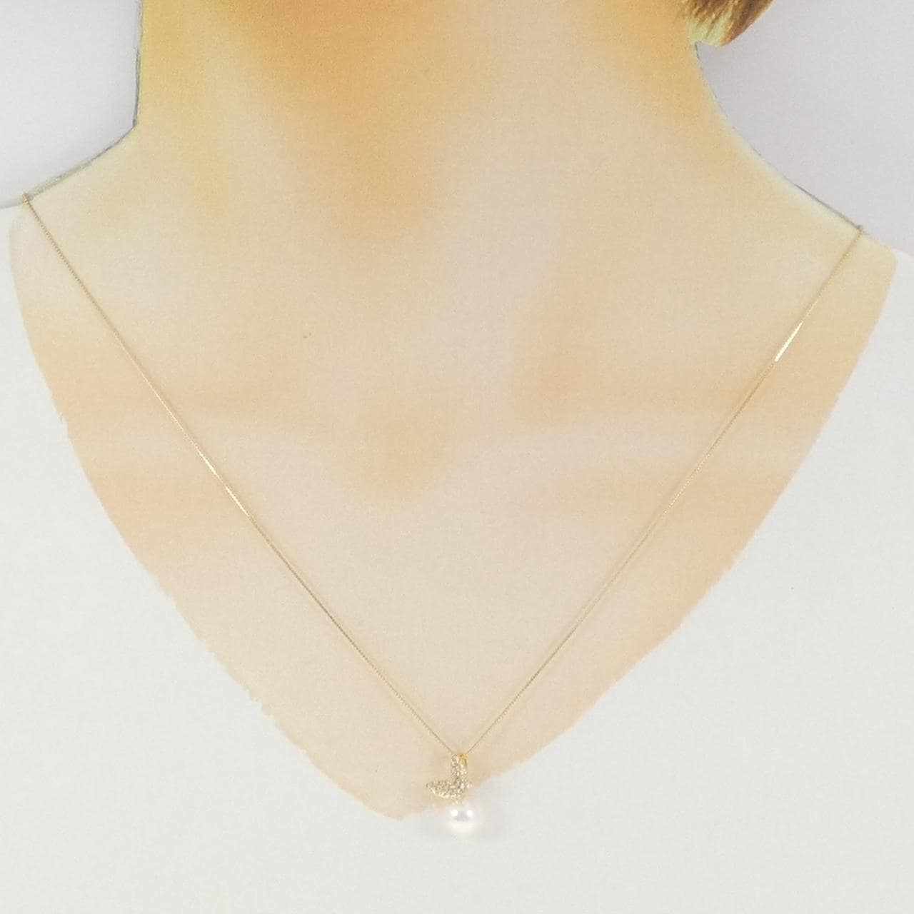 K18YG アコヤパール ネックレス 7.9mm