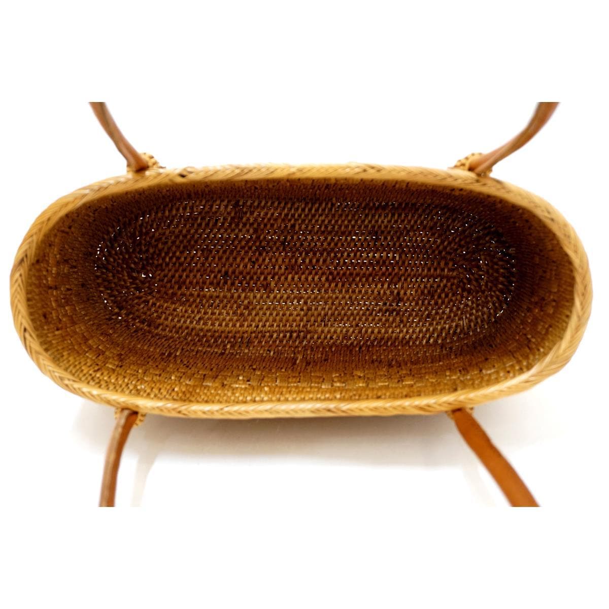 【新品】カゴバッグ　巾着付き