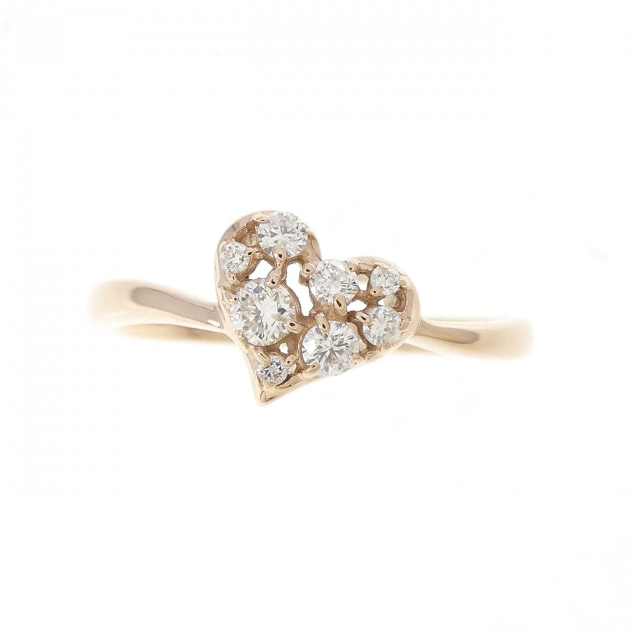 ヴァンドーム ハート ダイヤモンド リング 0.15CT