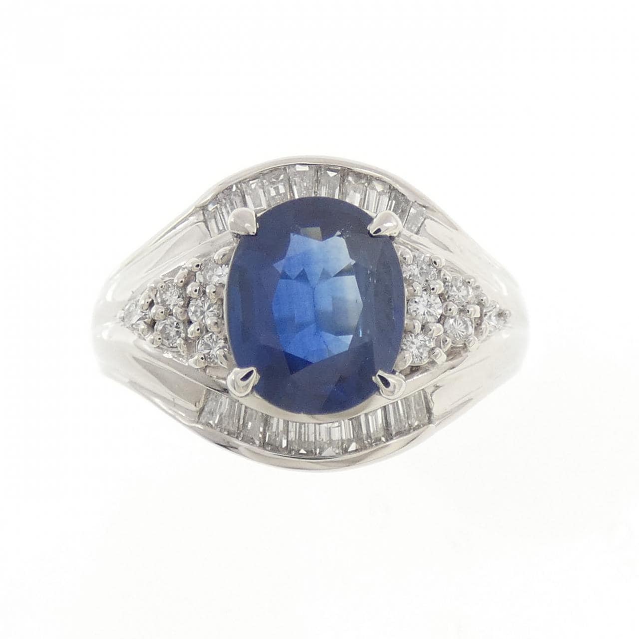 PT900 サファイヤ リング 2.01CT