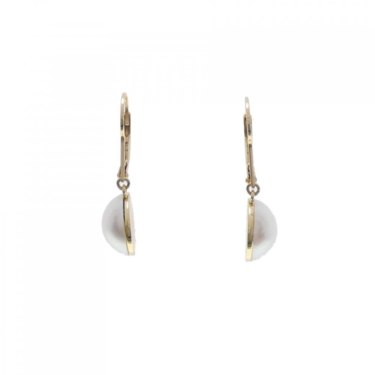 Tasaki mabe pearl earrings