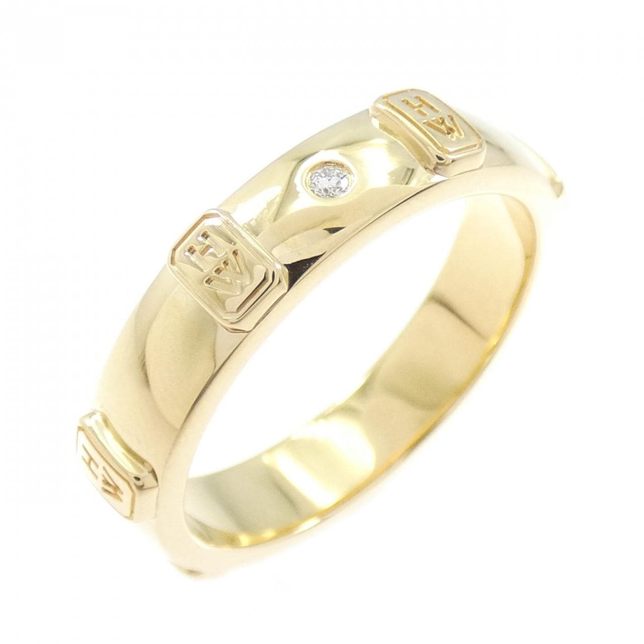 ハリーウィンストン HWロゴ リング