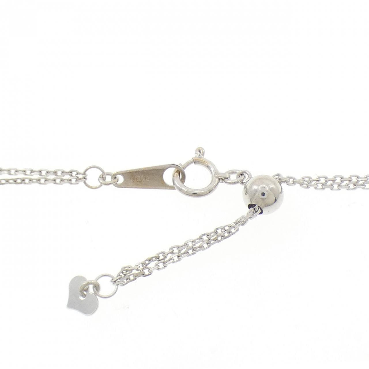 K18WG ネックレス