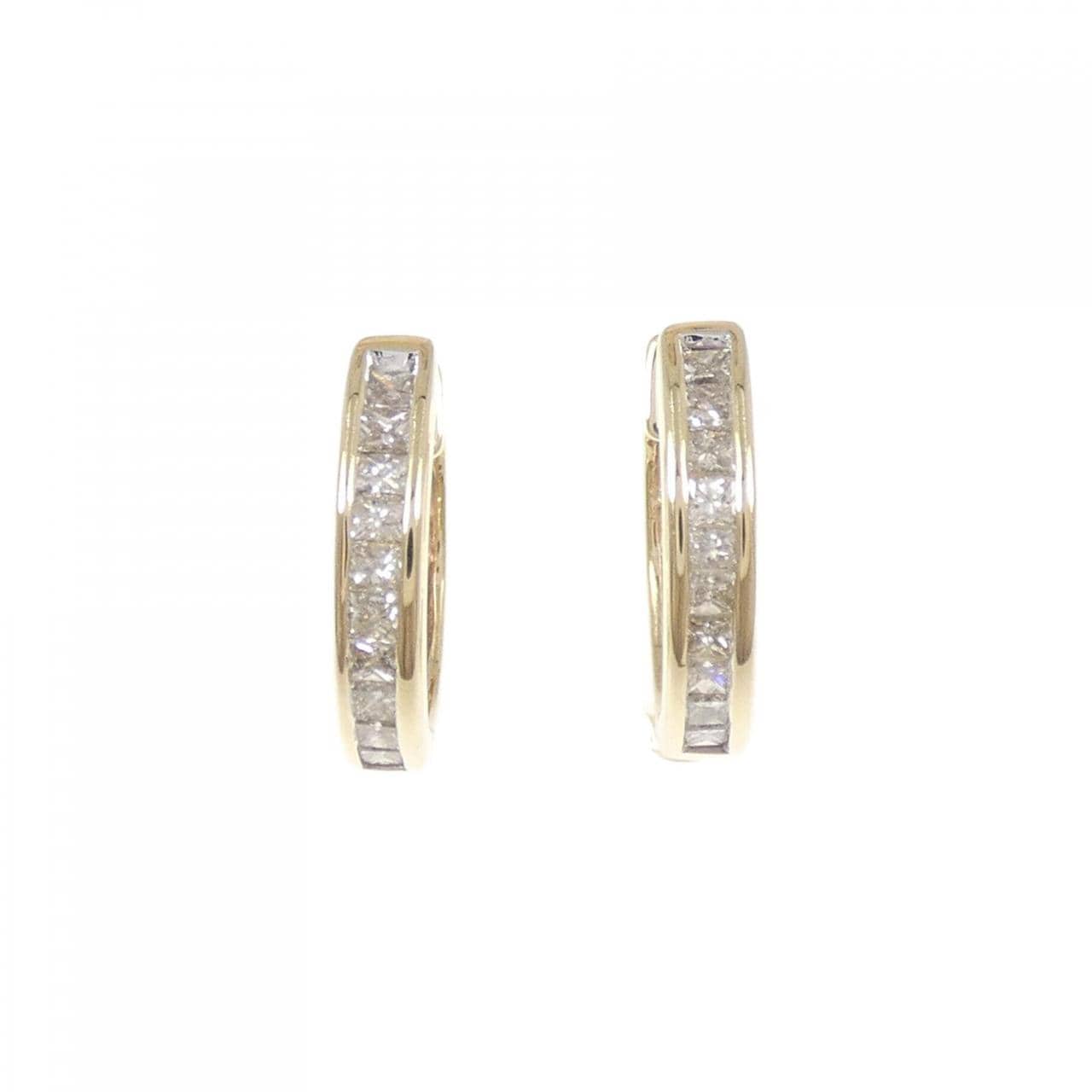 14KYG/14KWG ダイヤモンド ピアス