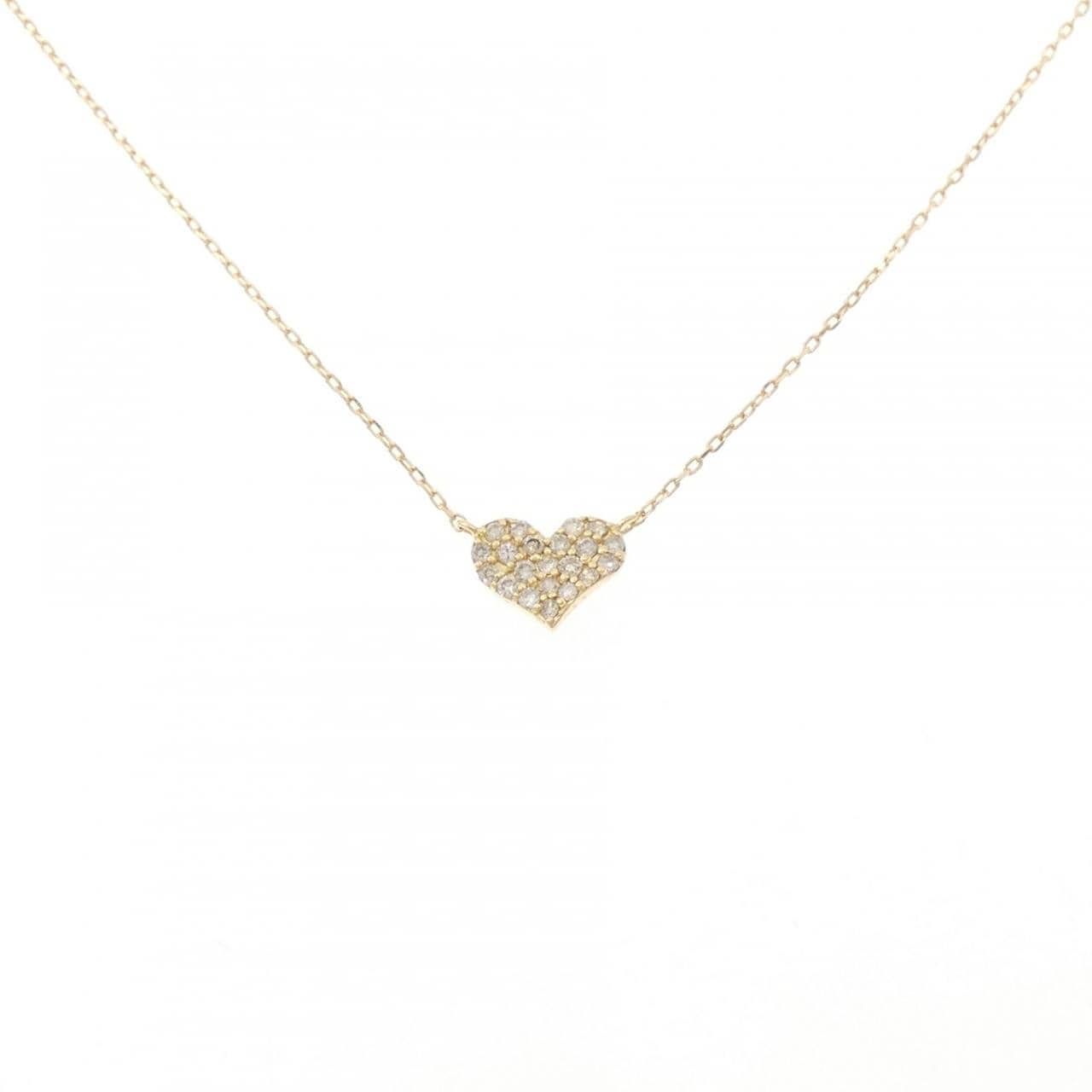 サマンサティアラ ハート ダイヤモンド ネックレス 0.11CT