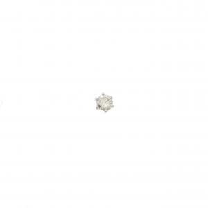 PT900 ソリティア ダイヤモンド ピアス 0.1CT 片耳