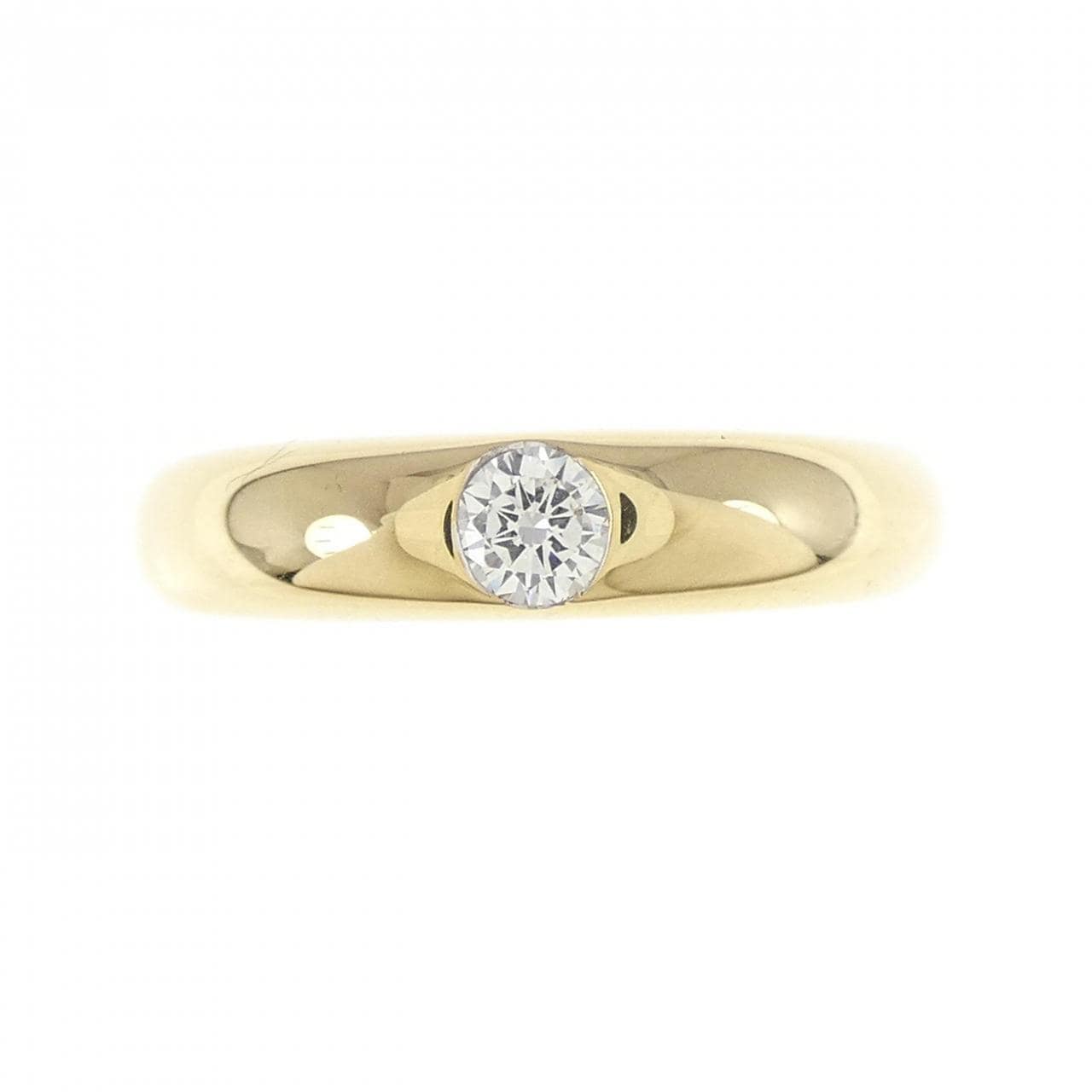 750YG Diamond ring