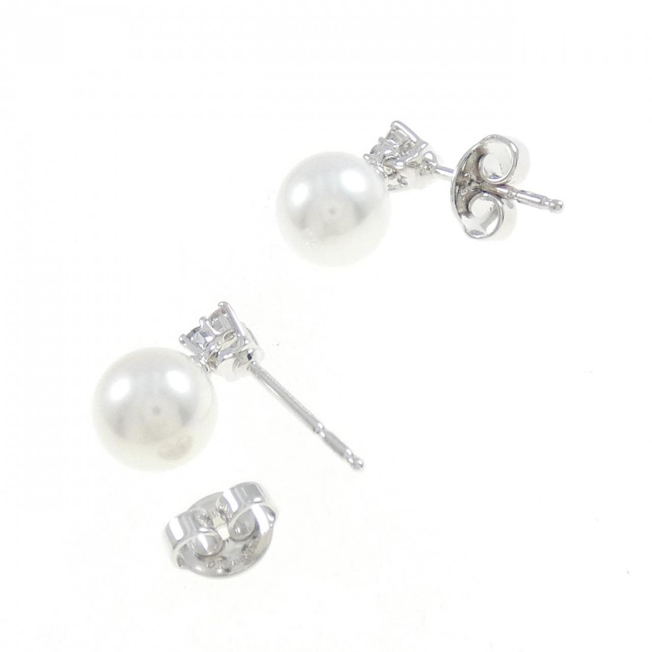 MIKIMOTO Akoya pearl earrings 7.4mm