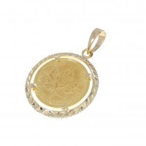 18KYG(枠) コイン ペンダント