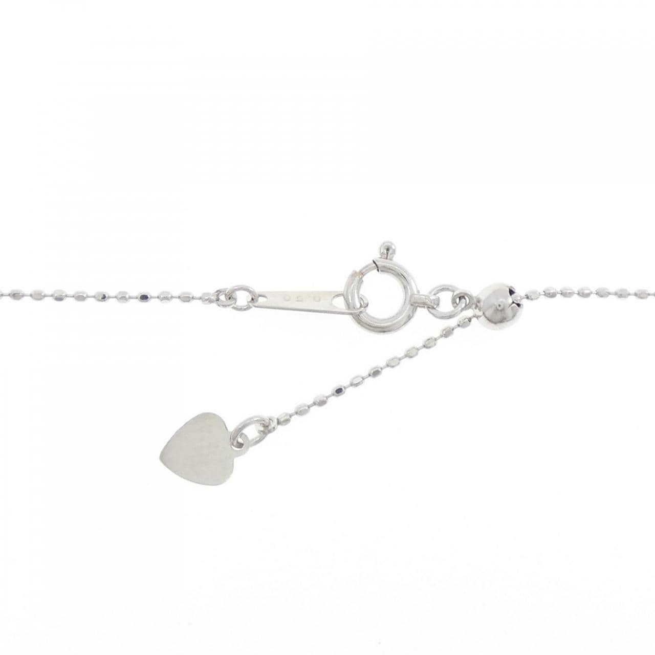 K18WG ダイヤモンド ネックレス 0.50CT