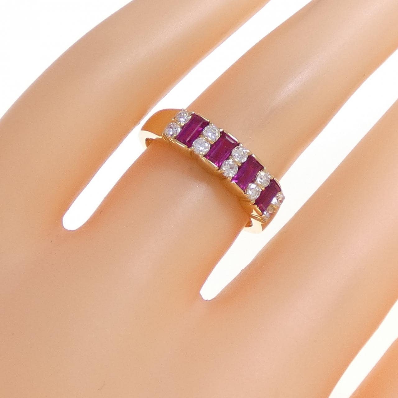 ミキモト ルビー リング 0.65CT
