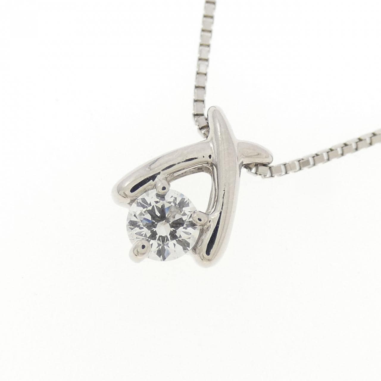 PT900/PT850 ダイヤモンド ネックレス 0.188CT