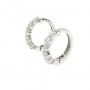 PT900 ダイヤモンド イヤリング 1.00CT