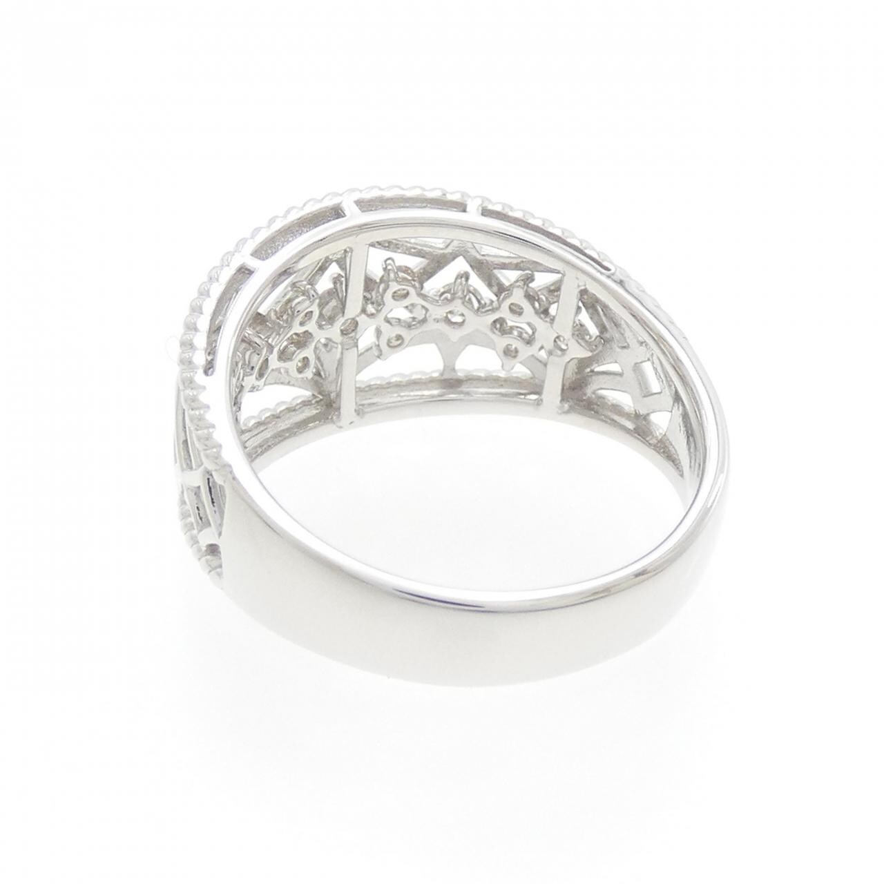 K18WG ダイヤモンド リング 0.25CT