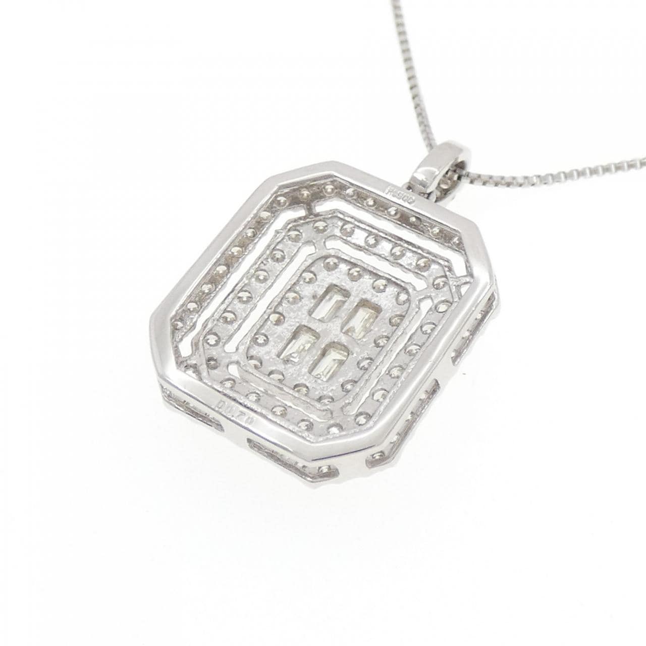 【新品】PT900/PT850 ダイヤモンド ネックレス 0.70CT