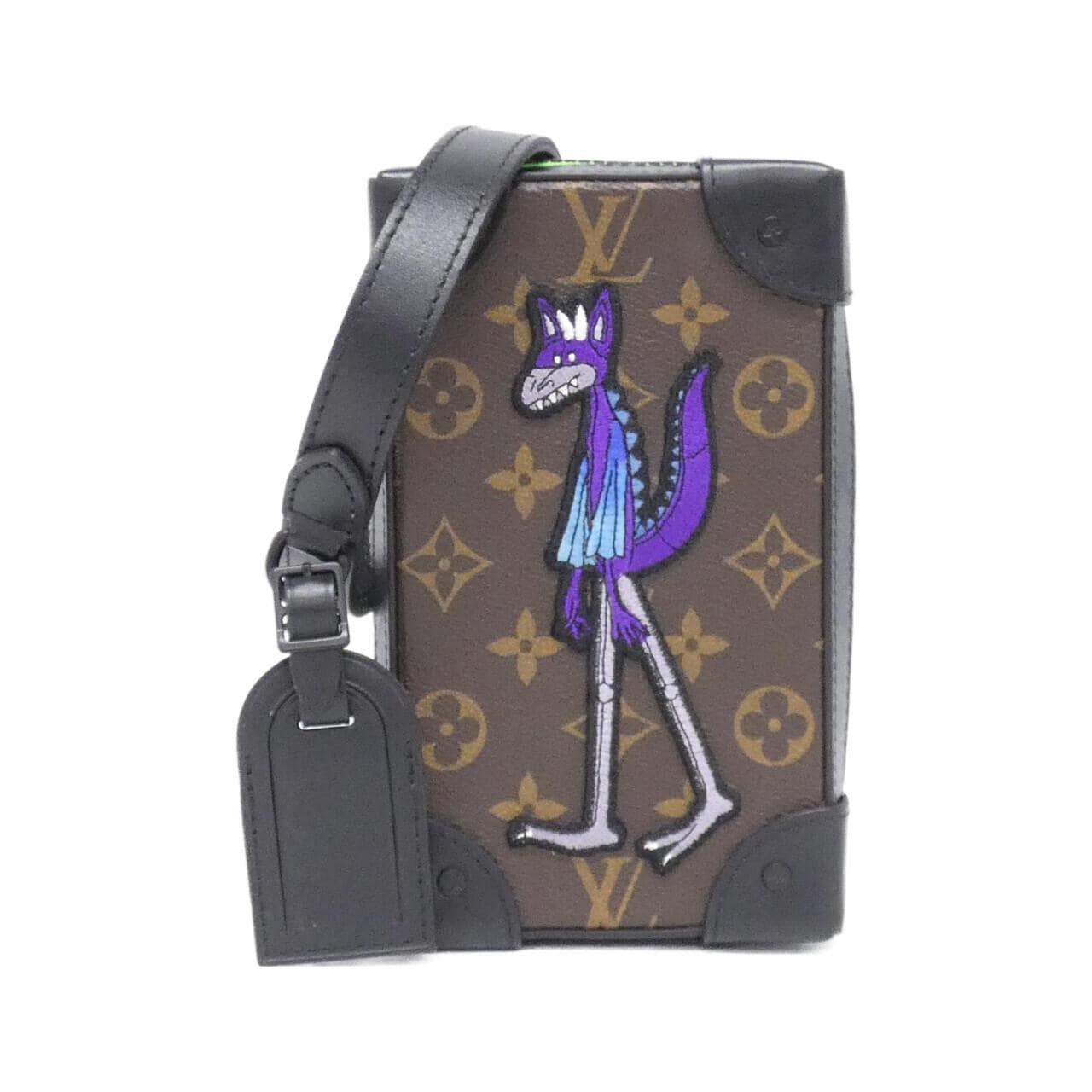 ルイヴィトン モノグラム(LVフレンズ) ソフトトランク フォーンボックス M80144 ショルダーバッグ