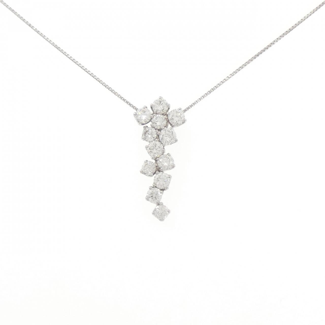 PT900/PT850 ダイヤモンド ネックレス 2.000CT