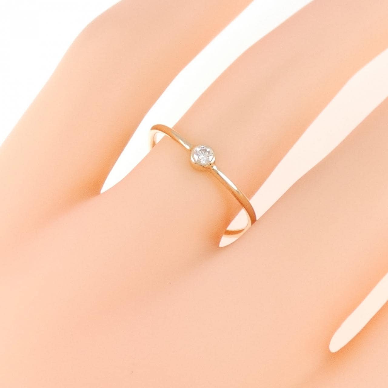 ティファニー ウェーブシングルロウ リング
