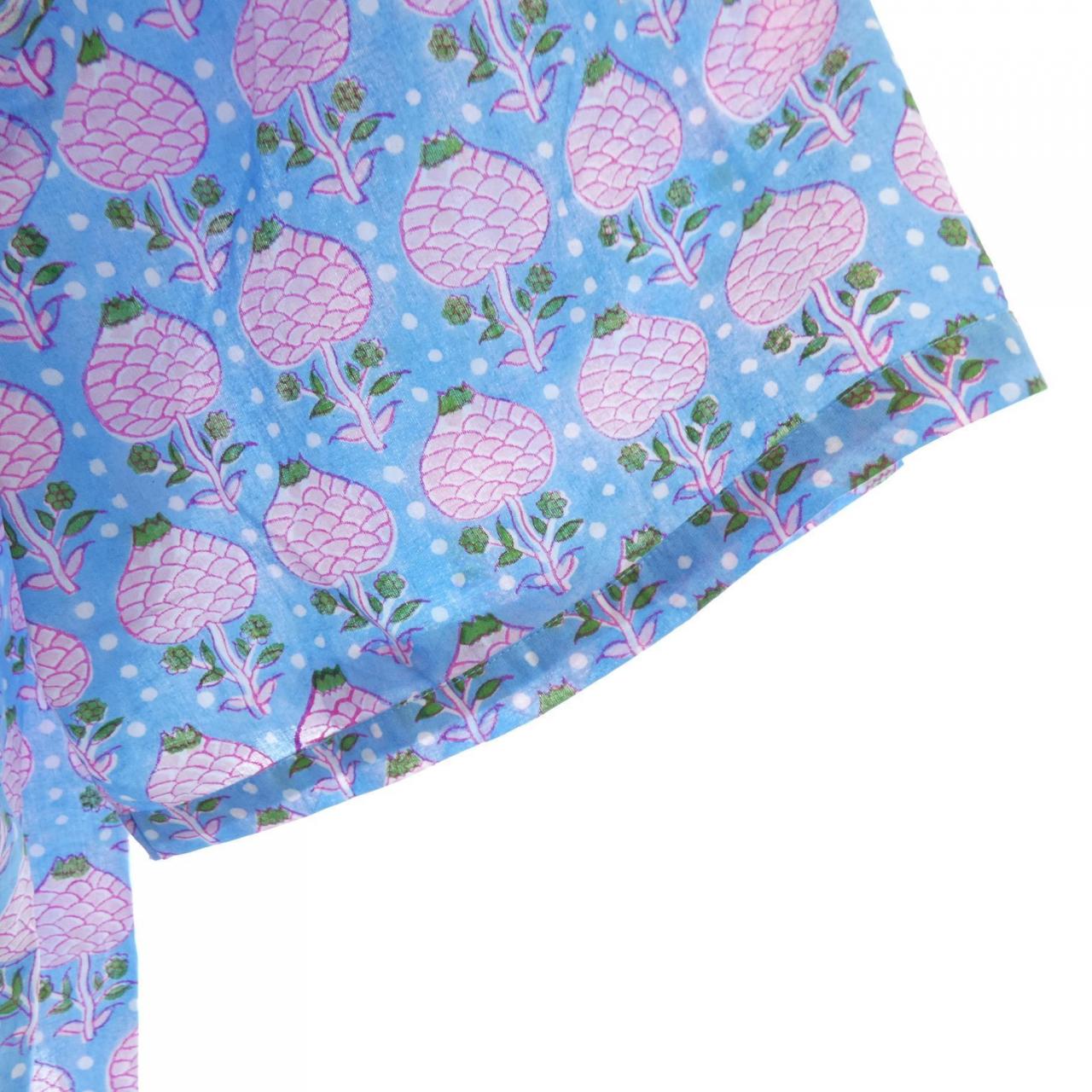 肩袖印花SZ Blockprints上衣