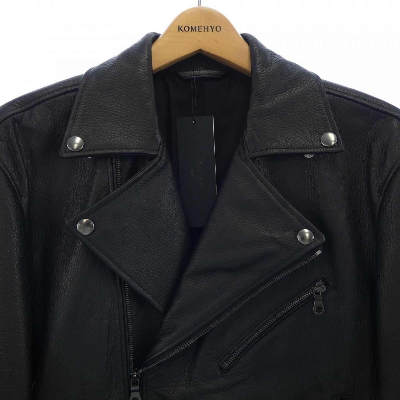 ジョセフオム JOSEPH HOMME LW JI CA 0201 レザーライダースジャケット