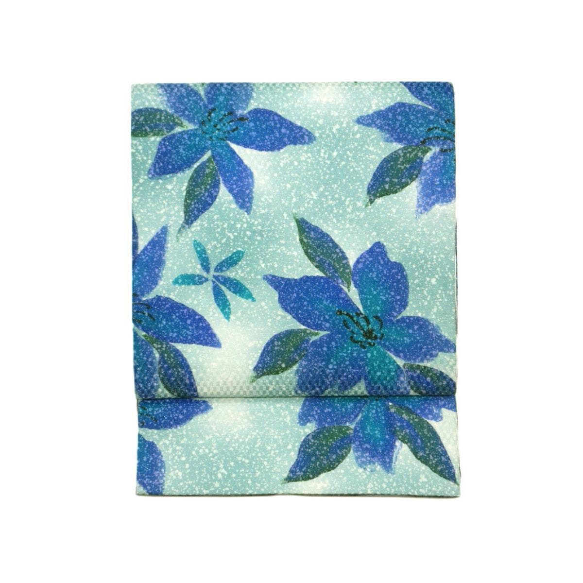 袋帯　染帯　リバーシブル　全通柄