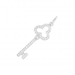 TIFFANY open trefoil key pendant