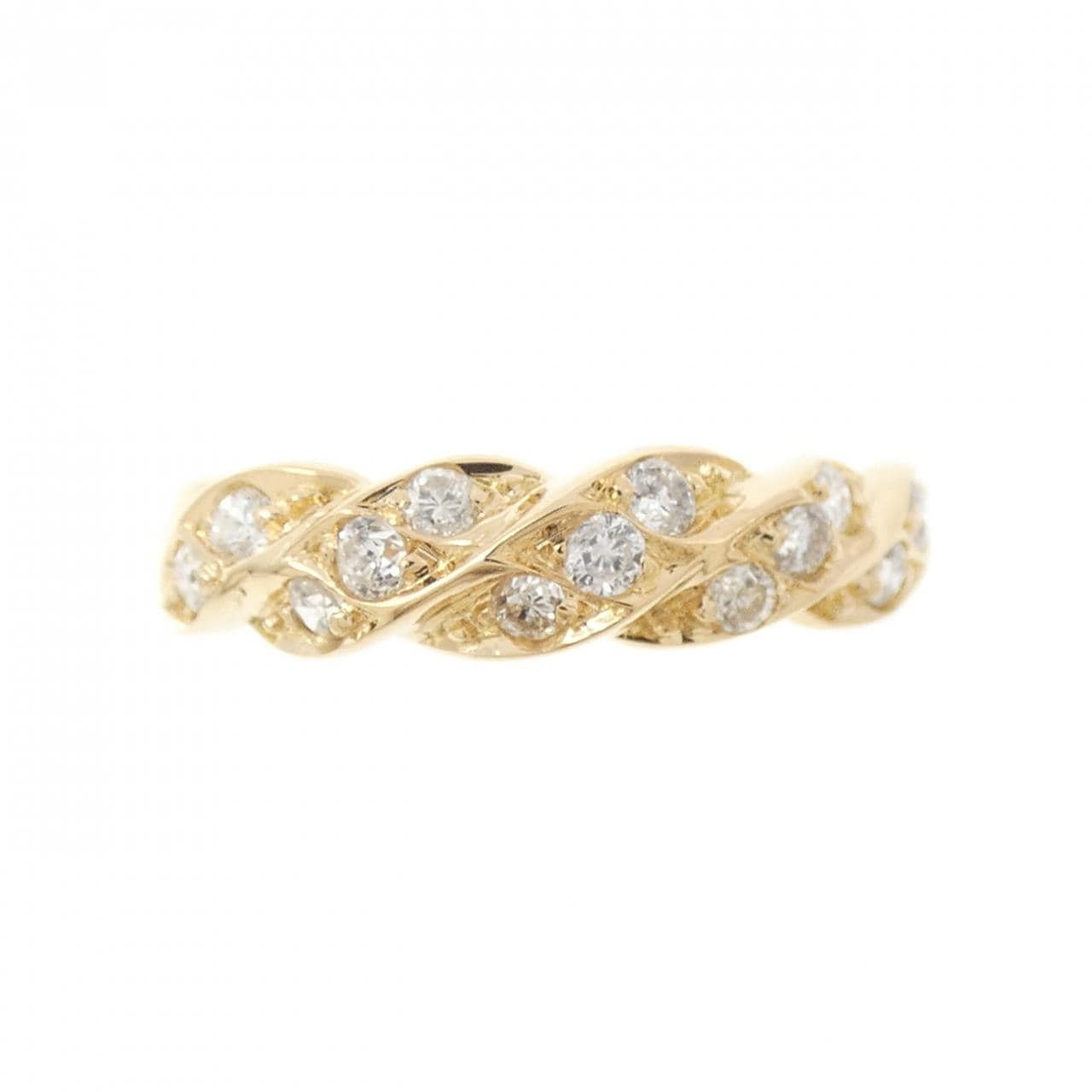 K18YG ダイヤモンド リング 0.20CT