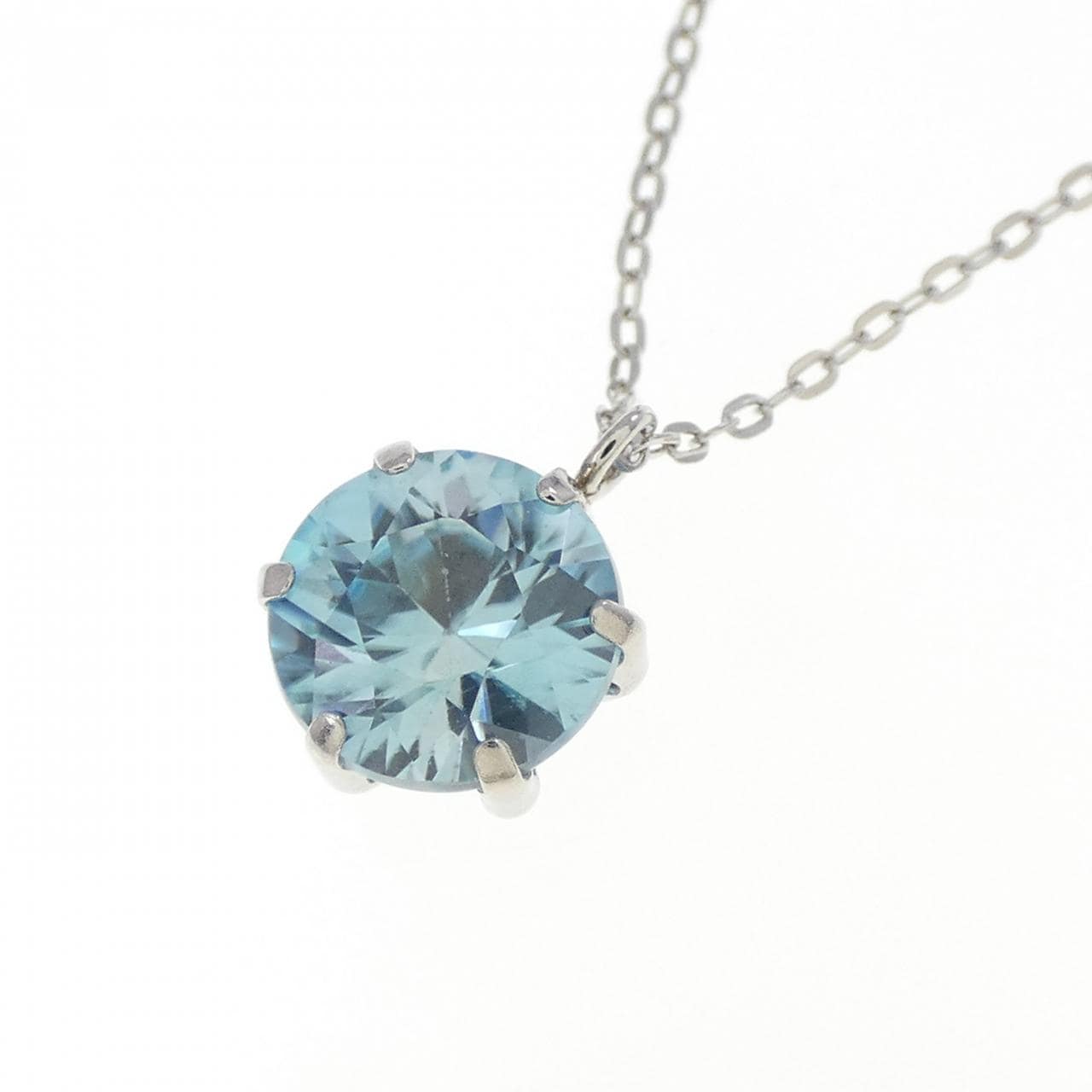PT900/PT850 ジルコン ネックレス 1.00CT