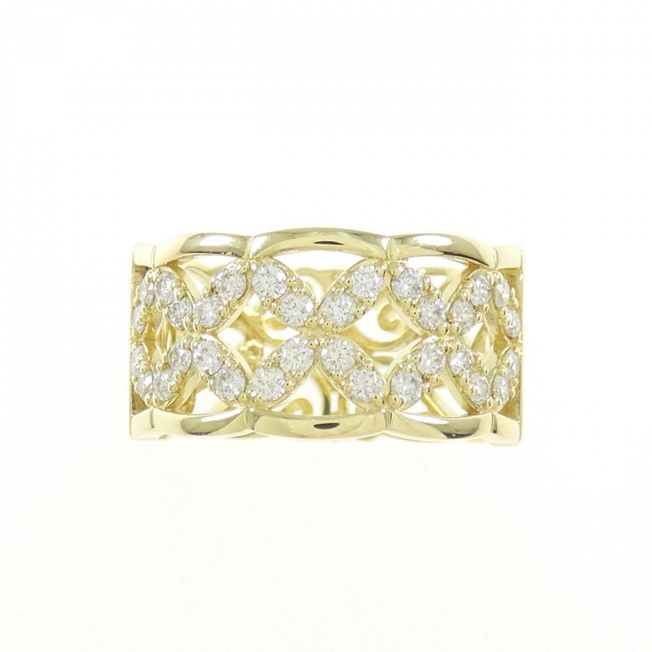 K18YG ダイヤモンド リング 0.56CT