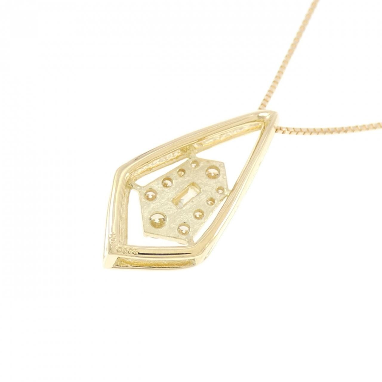 【新品】K18YG ダイヤモンド ネックレス 0.25CT