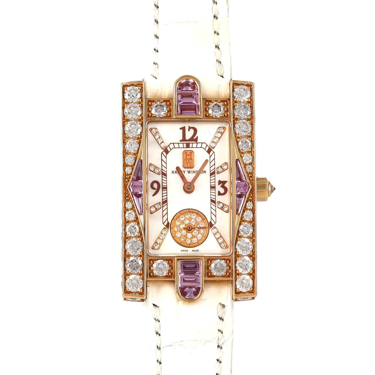 ハリーウィンストン アヴェニュークラシックオーロラ PG/D･PS 310LQR PG･RG クォーツ