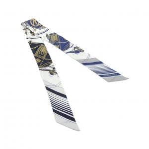 エルメス EX-LIBRIS ツイリー 063791S スカーフ