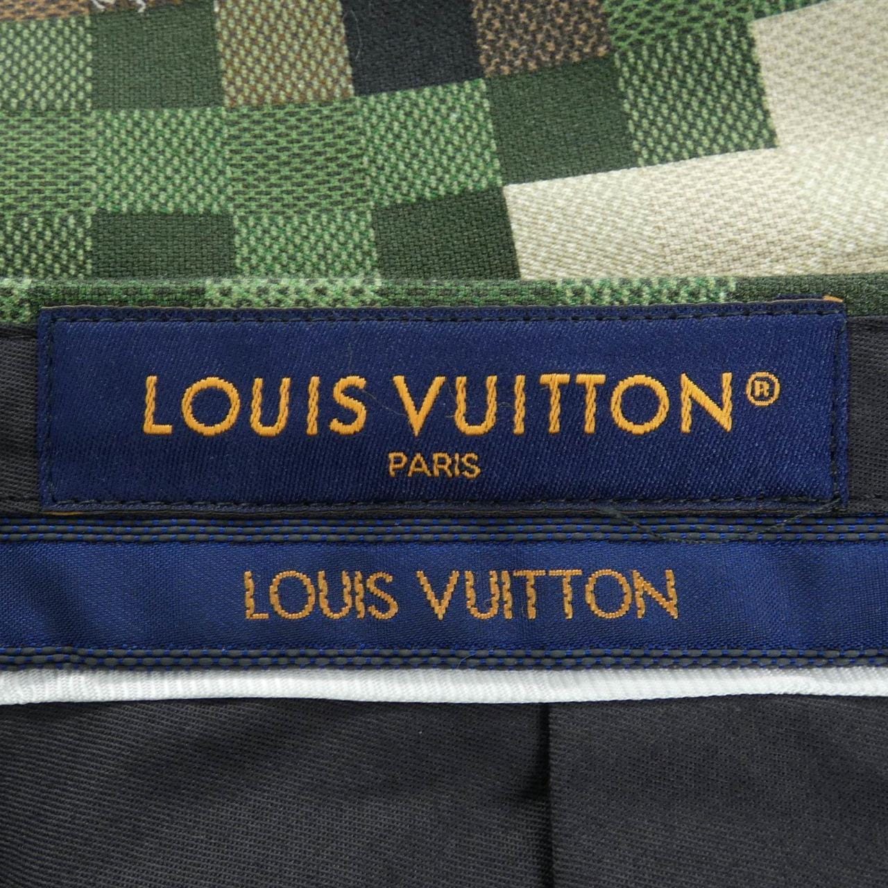 ルイヴィトン LOUIS VUITTON テーラードコットンダミエシガレットパンツ HQP60WHSB パンツ