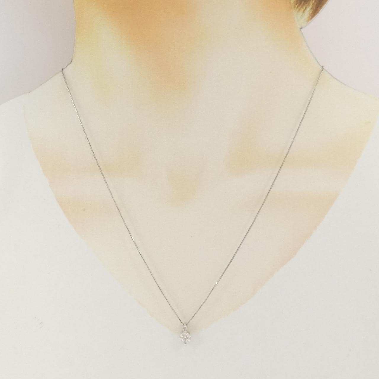 PT900/PT850 ダイヤモンド ネックレス 0.513CT