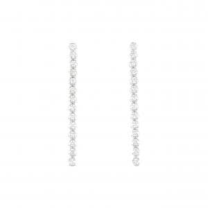 K18WG ダイヤモンド ピアス 0.34CT