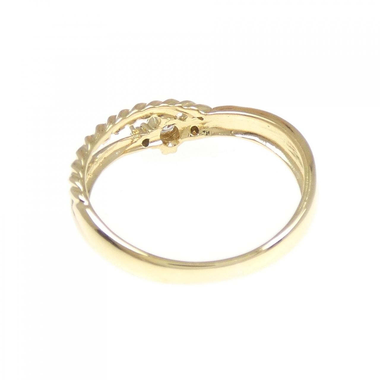 K18YG ダイヤモンド リング 0.10CT