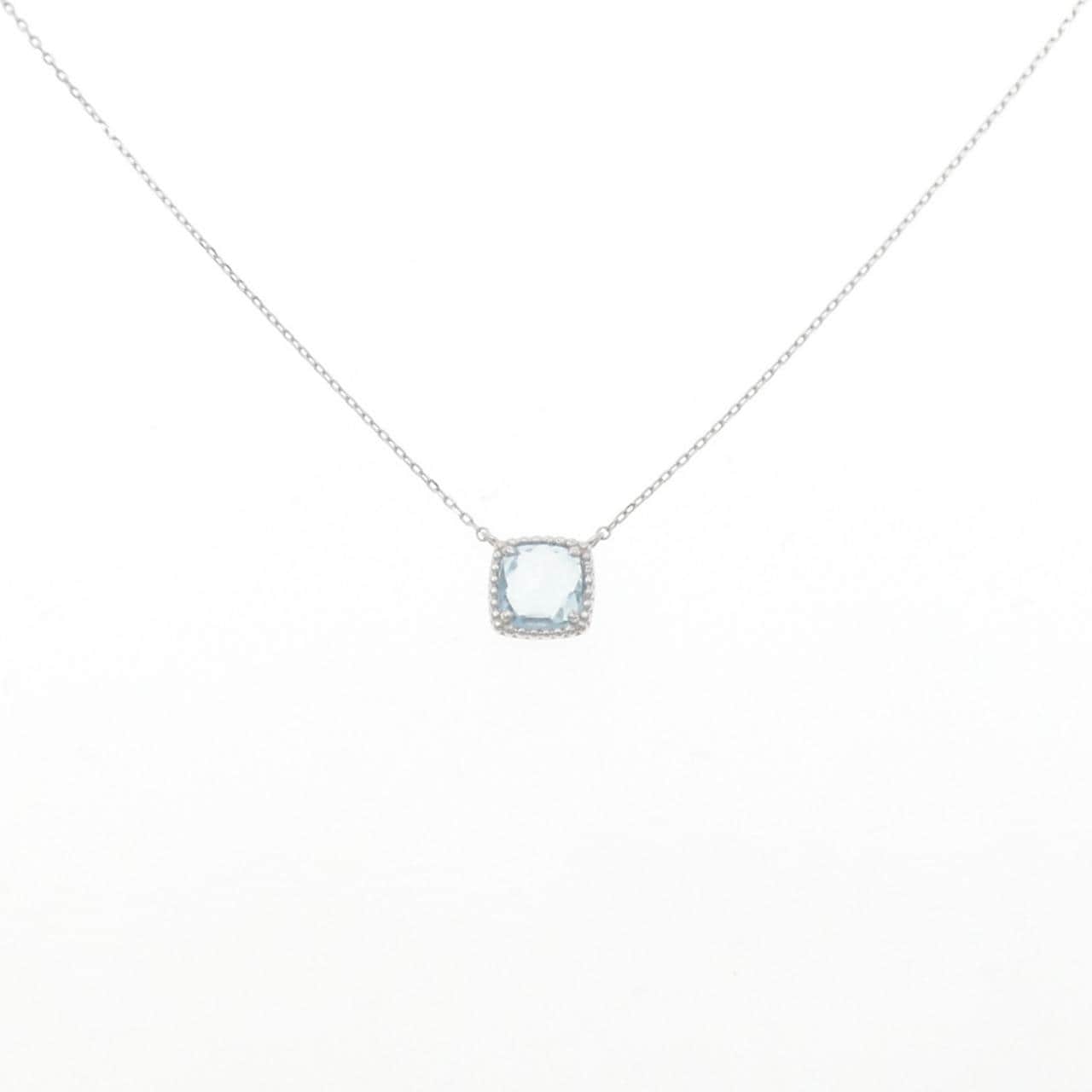 K10WG ブルートパーズ ネックレス