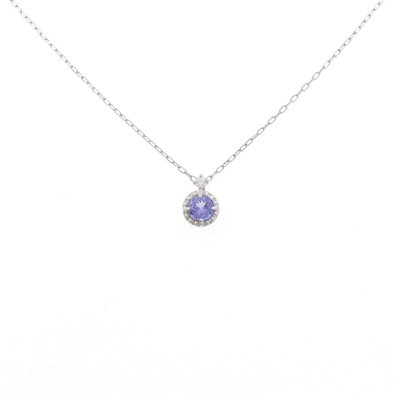 PT900/PT850 タンザナイト ネックレス