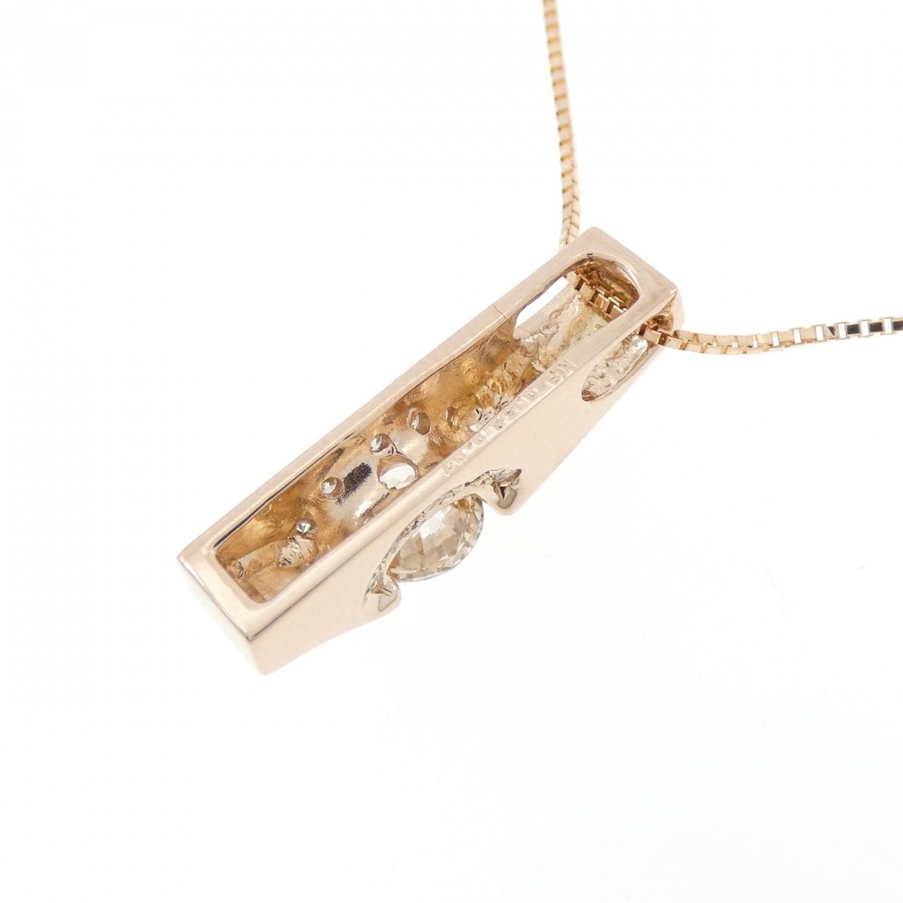 K18PG ダイヤモンド ネックレス 0.52CT