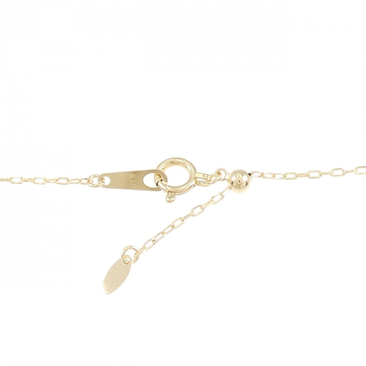 K18YG クロス ダイヤモンド ネックレス 0.15CT